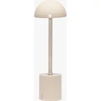 Hubsch - Taten Tragbare Lampe - Sandfarben - ø10xh30cm
