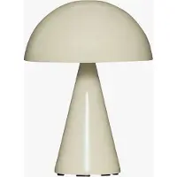 Hubsch Mush LED-Akku-Tischleuchte, sand, IP44, dimmbar - HÜBSCH , Mush, dimmbar, Beige, für Wohnzimmer, Metall, Design