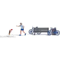 Busch A-Set: Hundefrisbee H0