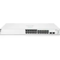 HP Aruba Networking Networking Instant On Switch 24p Gigabit CL4 PoE 2p SFP 195W 1830, Managed, L2, Gigabit Ethernet (10/100/1000), Power over Ethernet (PoE), Rack-Einbau, 1U