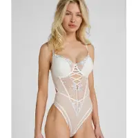 Hunkemoller Body Peonie Weiß
