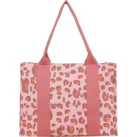 Fritzi aus Preußen Schultertasche Tote Shopper Canvas Leo Brick rosa