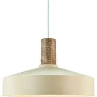 Nordlux Pendelleuchte Elvas sandbraun Ø 37,5cm
