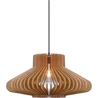 Nordlux Design-Pendelleuchte Manago Holz Ø 50cm