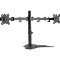 Equip 17"-32" Economy-Monitor/LCD-Tischfußhalterung, 16 kg, 43,2 cm (17"), 81,3 cm (32"), 75 x 75 mm, 100 x 100 mm, Schwarz