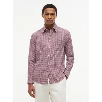 Tommy Hilfiger Flex Poplin Gingham Medium Red/multi Check Größe: M | Casual hemden Outlet | Herren | Rot