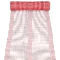 Papstar Dekoband Tencel "Sizonet" 5 m x 30 cm rosa 10 Stück
