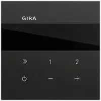 Gira 232074 UP-Radio IP System 70 Schwarz m(lack.)