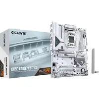 Gigabyte B850 EAGLE WIFI7 ICE Mainboard, AMD, Sockel AM5, AMD Ryzen 7000 Series, AMD Ryzen 8000 Series, AMD Ryzen 9000 Series, Sockel AM5, DDR5-SDRAM, 256 GB