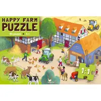 Sonstige Verlage Kinderpuzzle Happy Farm Traktor Leonard, 54 Teile, für Kinder ab 4 Jahren
