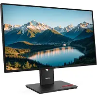 Lenovo ThinkVision T27Q-40 Monitor, 68,6 cm (27"), 2560 x 1440 Pixel, Wide Quad HD, LED, 6 ms, Schwarz