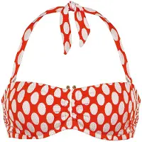 Naturana Badmode Gemoldefer Bikini BH Dames | Grösse: 42 | Farbe: Rot