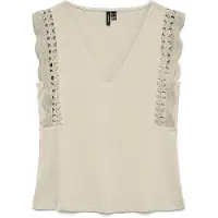 Vero Moda Blusentop in Beige - L