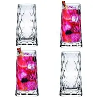 Pasabahce Longdrinkglas 6er Set Leafy 450ml - 6er Karton"