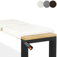 Lycce Klemmkissen Sitzkissen mit 2 Leisten 33cm Klemmtiefe, Kunstleder