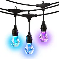 Nanoleaf - Essentials Matter Smart Mehrfarbige Outdoor-Lichterketten-Starterset 30m