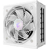 Gigabyte AORUS ELITE P1000W ICE Netzteil - PCIe 5.0, 80 PLUS Platinum, Vollmodulares Design, 120mm Lüfter, ATX 3.0-kompatibel, EU-Stecker, 1000 W, 100 - 240 V, 50/60 Hz, 15 - 6.5 A, Aktiv, 125 W