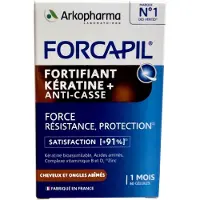 Arkopharma Forcapil Keratin+ Stärkungsmittel 60 Kapseln 5,5x5,8x8,5 cm