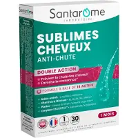 Santarome Sublimes Cheveux Anti-Chute 30 Tabletten 8,6x2,6x11,8 cm