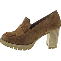 Paul green 3784-094 Damen, Pumps, Leder, Toffee (Braun) - Damenschuhe Modische Pumps / Ballerina, Braun, leder (soft suede), absatzhöhe: 70 mm