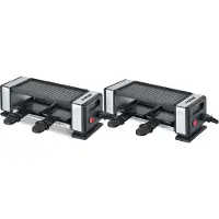 Rotel Set mit 2 vernetzbaren Raclette-Geräten von für 2 Personen