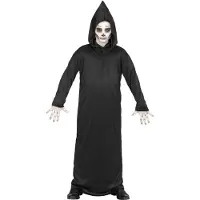 Magni Kinderkostüm Sensenmann Gr.116 Robe mit Kapuze