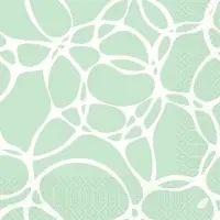 Duni Tissue-Serviette 40 x 40 cm Ocean Mint 3-lagig, 1000 Stk/Krt (4 x 250 Stk)