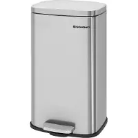 Songmics Mülleimer 30 L Edelstahl LTBB3503NL
