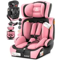 Kidiz Autokindersitz Kinderautositz Gruppe 1+2+3 9-36 kg 5-Punkt-Sicherheitsgurt, Autositz, Kindersitz, Einstellbare Kopfstütze