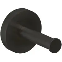 Herzbach Deep Black Handtuchhaken 23.819500.1.12 62 mm, schwarz matt, Wandmontage