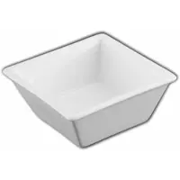 Wilmax England Wilmax Schale 90 ml 7.5 cm aus Porzellan, Weiß, 6er Set