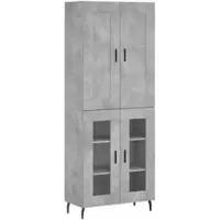 Helloshop26 - Buffet Sideboard Kommode Kleiderschrank Aufbewahrungsmöbel Organizer Küche Wohnzimmer Lounge hoch 69,5 x 34 x 180 cm 02_0034593