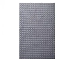 Carpetsale24 Teppich 200x290 cm Grau, Flauschiger Teppich in Felloptik mit Bubble-Design, Super Weich, Plüschig, Ideal für Wohnzimmer