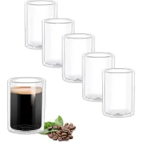 Wilmax Doppelwandiges Thermoglas, 100ml, 6er Set