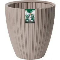 Garden ID Fancy Brown Taupe Polyethylen-Pflanztopf 40 x 42 cm