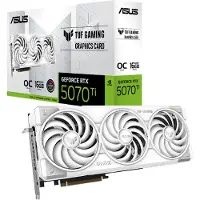 Asus TUF Gaming TUF-RTX5070TI-O16G-WHITE-GAMING, GeForce RTX 5070 Ti, 16 GB, GDDR7, 256 Bit, 7680 x 4320 Pixel, PCI Express 5.0