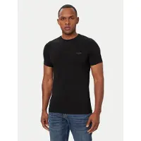 GUESS T-Shirt M6YI24 K3728 Schwarz Extra Slim Fit