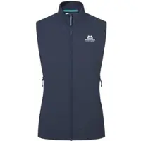 Mountain Equipment Aerotherm Weste Damen Isolationswesten Bergsport Widerstandsfähig DWR Imprägnierung Größe L blau