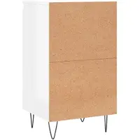 vidaXL Sideboards 2 Stk. Hochglanz-Weiß 40x35x70 cm Holzwerkstoff