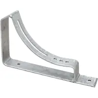 DAPRONA Laufroststütze universal für Dachtritt und Laufrost Silber 28cm, für Blechdach geeignet, Dachtritte für Schornsteinfeger