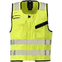 Mascot Werkzeugweste Multisafe Größe L, hi-vis gelb/schwarzblau | Packung (1 Stück)
