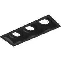 Wever & Ducre Einbauleuchte PLANO PETIT CEILING REC 3.0 LED schwarz 2700K 162661B3 5404037307777