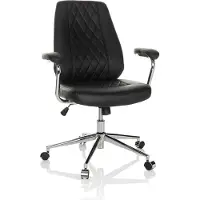 Hjh OFFICE Home Office Chefsessel THEO I Kunstleder Höhenverstellbarer Computerstuhl, Bürostuhl mit Armlehnen