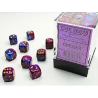 Chessex Gemini W6x36 Blue-Purple/Gold