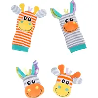 Playgro Wrist Rattle & Foot Finder Aktivitätsspielzeug, Babyspielzeug