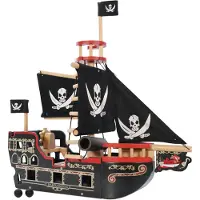 Le Toy Van Barbarossa Piratenschiff & Figuren