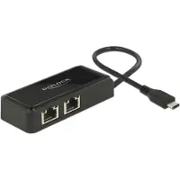 DeLOCK 63927, IEEE 802.3az, IEEE 802.3x, Schwarz, 5 Gbit/s, Aktivität, Leistung, 0,27 m, Realtek RTL8153