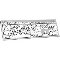 Logickeyboard Largeprint - Tastatur - USB - QWERTZ