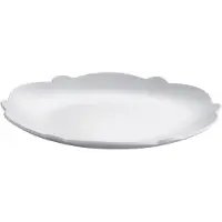 Alessi Beiteller Dressed En Plein Air White 20,5 cm (Set von 4 Stück)