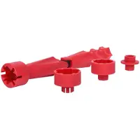 Ks Tools WC-Sitz Montageschlüssel-Satz, 4-tlg
